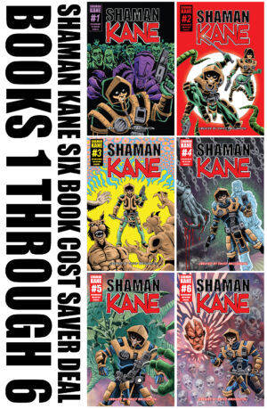 Shaman Kane books 1 to 6 cost saver deal.