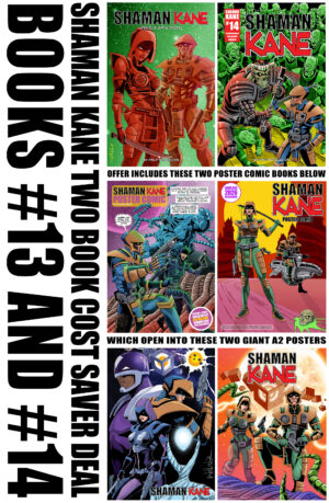 Shaman Kane books 13 & 14 cost saver deal.